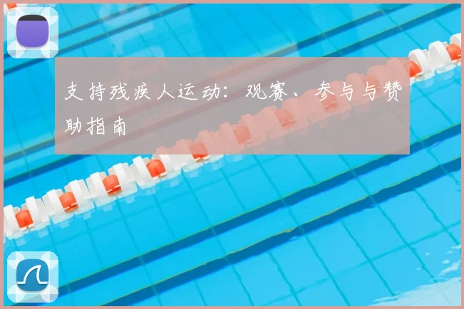 支持残疾人运动：观赛、参与与赞助指南